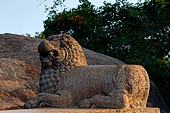 Mamallapuram - Tamil Nadu. The Lion Throne.
